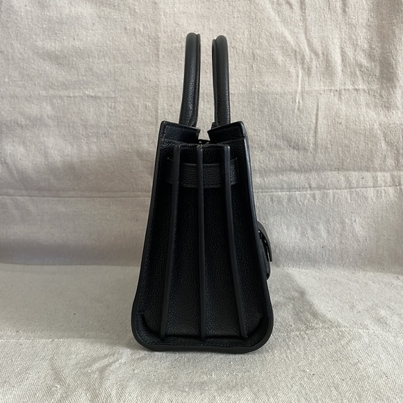 Saint Laurent Black Grained Leather Nano Sac De Jour - Picture 4 of 15